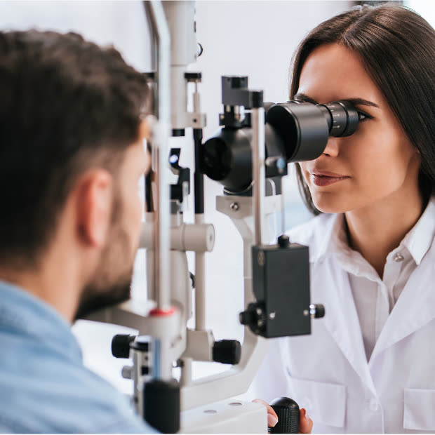 Doctor And Patient In Ophthalm